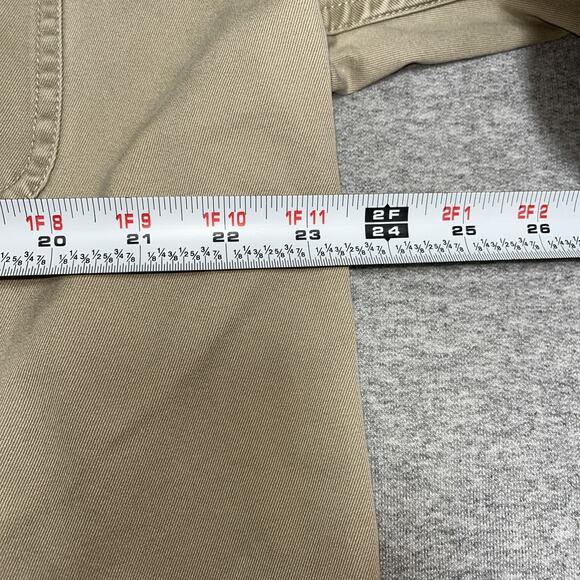 Eddie Bauer Khaki Shirt Mens Size M Button Up Work Outdoor Outfitter Gorp Core - Picture 6 of 8